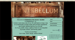 Desktop Screenshot of antebellumalehouse.com